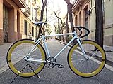 Mowheel Fahrrad Monomarcha Pista Fixie-B klassisch T-58 cm gelb