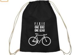 Fixie - One Bike, Singlespeed Fahrrad Turnbeutel